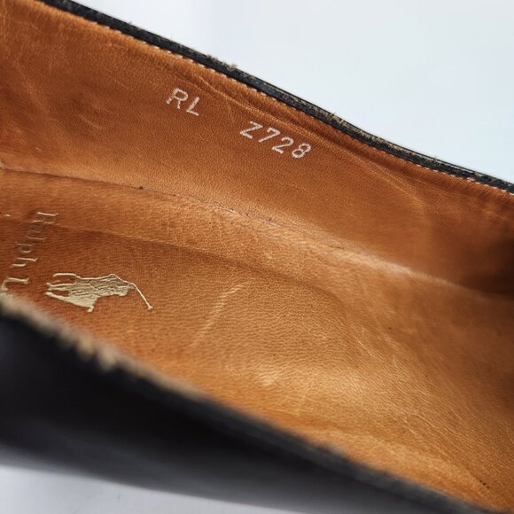 Ralph Lauren Pumps Leather Low Heel Size 8 AA - Picture 11 of 15